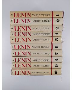 Kirjailijan V. I. Lenin käytetty kirja Valitut teokset 1-10