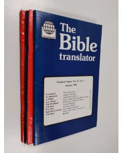 Kirjailijan Euan Fry käytetty teos The bible translator - Technical papers vol. 47, No. 1-4