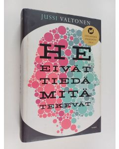 Kirjailijan Jussi Valtonen käytetty kirja He eivät tiedä mitä tekevät