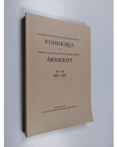 käytetty kirja Suomen kirkkohistoriallisen seuran vuosikirja 58-59 1968-1969