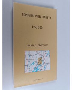 käytetty teos Topografinen kartta 1:50000 : N:o 4911 2 Sevettijärvi