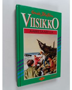 Kirjailijan Enid Blyton käytetty kirja Viisikko aarresaarella