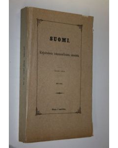 käytetty kirja Suomi : kirjoituksia isänmaallisista aineista (lukematon) : neljä jakso , 16 osa
