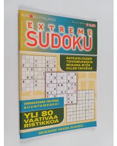 käytetty teos Extreme sudoku 2/2020