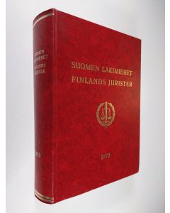 Tekijän Lars ym. Karlsson  käytetty kirja Suomen lakimiehet 1970 = Finlands jurister 1970