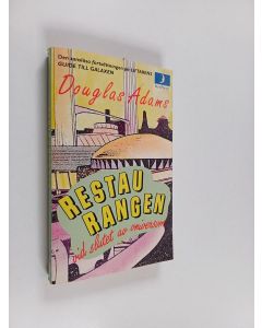 Kirjailijan Douglas Adams käytetty kirja Restaurangen vid slutet av universum
