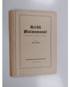 Kirjailijan Urho Muroma käytetty teos Herää valvomaan 5-12/1942