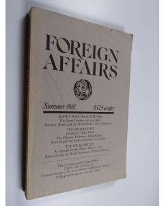 käytetty kirja Foreign Affairs Summer 1981 : Vol 59 No 5