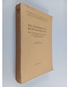 Kirjailijan Veikko Piirainen käytetty kirja Kylänkierrolta kunnalliskotiin : Savon ja Pohjois-Karjalan maaseudun vaivaishoitotoiminta vaivaishoidon murroskautena 1800-luvun jälkipuoliskolla