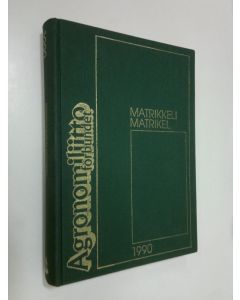 käytetty kirja Agronomiliiton matrikkeli 1990