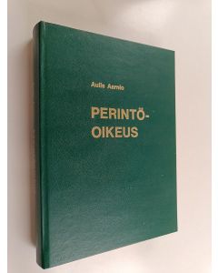 Kirjailijan Aulis Aarnio käytetty kirja Perintöoikeus : jäämistöoikeuden oppikirja