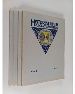 käytetty kirja Historiallinen aikakauskirja vuosikerta 1963 (nrot 1-4)