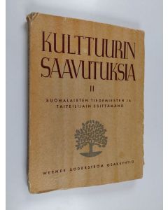 käytetty kirja Kulttuurin saavutuksia 2 suomalaisten tiedemiesten ja taiteilijain esittämänä
