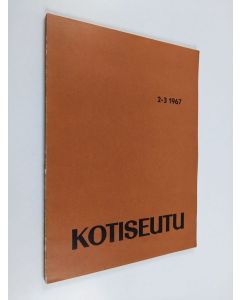 käytetty kirja Kotiseutu 2-3/1967