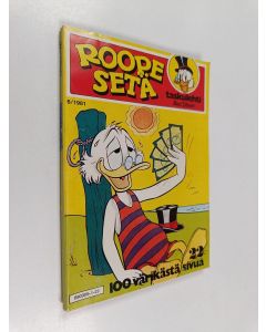 Kirjailijan Walt Disney käytetty kirja Roope-setä 6/1981