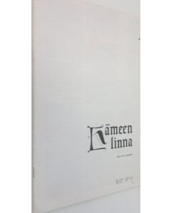 Kirjailijan Knut Drake käytetty teos Hämeen linna tiili 4/1976