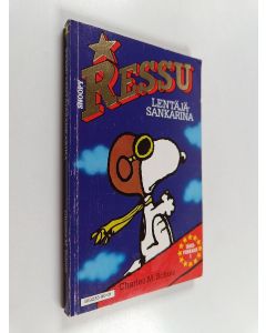 Kirjailijan Charles M. Schulz käytetty kirja Ressu lentäjäsankarina
