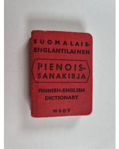 Kirjailijan Aino Vuolle käytetty kirja Suomalais-englantilainen pienoissanakirja