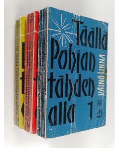 Kirjailijan Väinö Linna käytetty kirja Täällä Pohjantähden alla 1-3