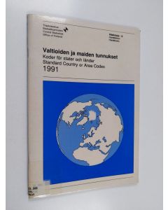 käytetty teos Valtioiden ja maiden tunnukset 1990 = Koder för stater och länder 1990 = Standard country or area codes 1990