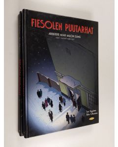 Kirjailijan Jussi Jäppinen käytetty kirja Fiesolen puutarhat : arkkitehti Alvar Aallon elämä Osa 1-2 : Vuodet 1898-1927 ; Vuodet 1927-1939