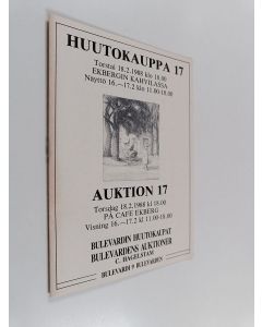 käytetty teos Huutokauppa 17 : Torstai 18.2.1988