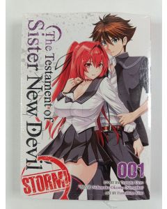 Kirjailijan Tetsuto Uesu uusi kirja The Testament of Sister New Devil STORM! Vol. 1