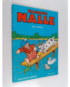 Kirjailijan Carla Hansen & Vilh Hansen käytetty teos Rasmus Nalle saa vauhtia