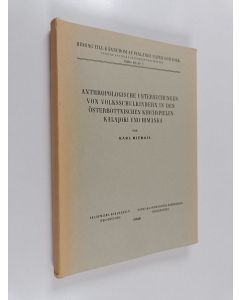 Kirjailijan Karl Miemois käytetty kirja Anthropologische Untersuchungen von Volksschulkindern in den österbottnischen Kirchspielen Kalajoki und Himanka