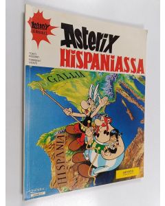Kirjailijan Rene Goscinny käytetty kirja Asterix Hispaniassa