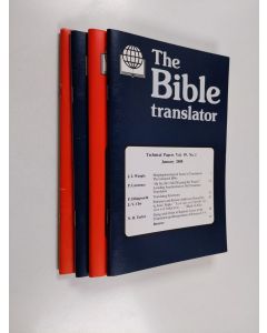 Kirjailijan Roger L. Omanson käytetty teos The bible translator - Technical papers vol. 59, No. 1-4