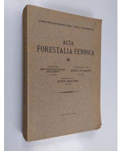 käytetty kirja Acta Forestalia Fennica 35