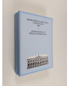 käytetty kirja Korkeimman oikeuden ratkaisuja 2003 1-2