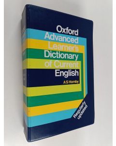 Kirjailijan A. S. Hornby käytetty kirja Oxford advanced learner's dictionary ofcurrent english