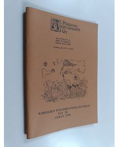 käytetty teos Päijänne Antikvariaatti Oy Kirjojen postimyyntiluettelo n:o 28, Syksy 1999