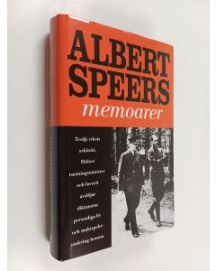 Kirjailijan Albert Speer käytetty kirja Albert Speers memoarer