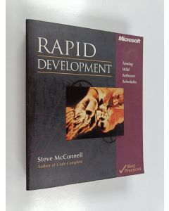 Kirjailijan Steve McConnell käytetty kirja Rapid development : taming wild software schedules