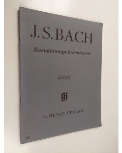 Kirjailijan J. S. Bach käytetty teos J. S. Bach : Zweistimmige inventionen