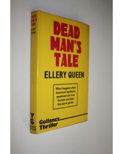 Kirjailijan Ellery Queen käytetty kirja Dead man's Tale (ERINOMAINEN)