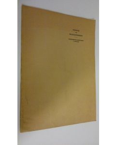 Kirjailijan Curt Segerstråle käytetty kirja Gäddan och abborren i sydfinländska kustvatten (Särtryck ur skärgårdsboken : Nordenskiöld-samfundet i Finland