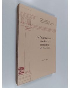 käytetty kirja De finlandssvenska dialekterna i forskning och funktion