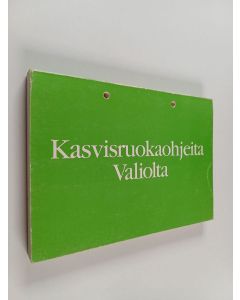 käytetty kirja Kasvisruokaohjeita Valiolta