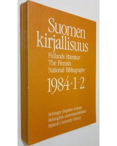 käytetty kirja Suomen kirjallisuus 1984 1-10 = Finlands litteratur = The Finnish national bibliography (huom. 3. osa puuttuu)