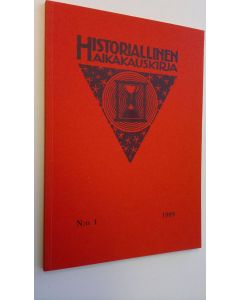 käytetty kirja Historiallinen aikakauskirja 1/1989 (ERINOMAINEN)