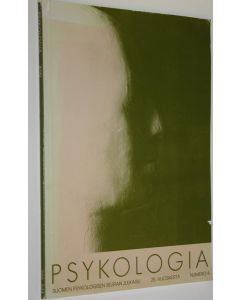 käytetty kirja Psykologia 4/1990 : tiedepoliittinen aikakauslehti