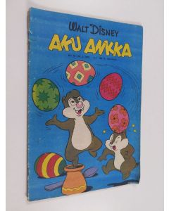 Kirjailijan Walt Disney käytetty teos Aku Ankka 12/1975