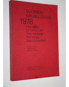 käytetty kirja Suomen kirjallisuus - vuosiluettelo 1978