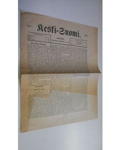 käytetty teos Keski-suomi n:o 1/1891