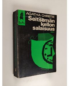 Kirjailijan Agatha Christie käytetty kirja Seitsemän kellon salaisuuss