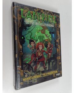 Kirjailijan Manne Lindwall käytetty kirja De tre nyckelstenarna